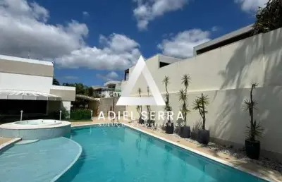 Alphaville 2 | 3 suítes | 590m² | semi mobiliada | piscina | energia solar | 1.392m² de terreno