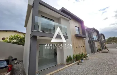 Ipitanga | casa solta em condomínio | 132m² | 4/4 | 1 suíte | área gourmet | 70m da praia