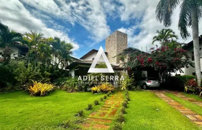 Porto busca vida resort | frente rio | 400m² | 4 suítes + gabinete | mobiliada | piscina | terreno de 700m²