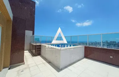 Pituba | cobertura | 164m² | 4/4 c/ 3 suítes | lavabo | 3 vagas | vista panorâmica | total infraestrutura de lazer