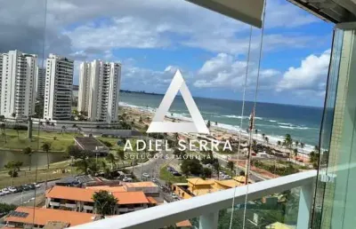 Felice pituaçu | nascente | vista mar | andar alto | 75m² | 2/4 | 1 suíte | varanda gourmet | 1 vaga | 3 elevadores | pastilhado
