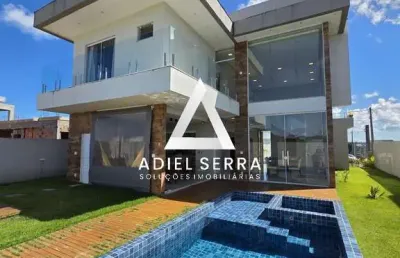 Alphaville ln3 | 404m² | 4 suítes | energia solar | piscina com hidromassagem | gourmet | escritório | alto padrão | total infraestrutura de lazer