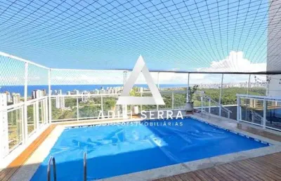 Patamares -  377m² - 4/4 c/ suíte - piscina privativa - vista mar permanente - nascente total - acabamento em alto padrão - total infraestrutura