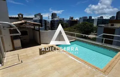 Rio vermelho - cobertura duplex - 2/4 com suíte - dependência completa - 146m² - nascente - piscina e área gourmet - 2 vagas