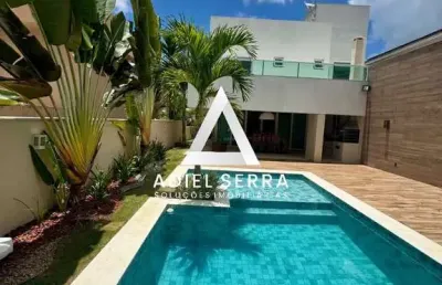 Alphaville salvador 2 - 4/4 sendo 3 suítes - armários - reformada - piscina e área gourmet - poço - 4 vagas