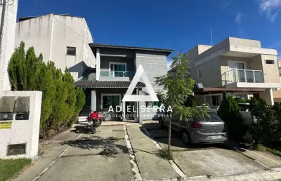 Lauro de freitas - 265m² total - 2 pavimentos - 4/4 com 3 suítes - banheiro social - área de serviço - área gourmet - churrasqueira - 2 vagas