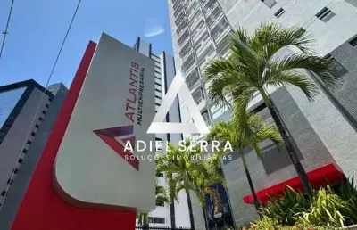Pituba - sala comercial - 68m² - conjugada - reformada - nascente - recepção - 2 banheiros - área técnica - preparação p/ split - 2 vagas