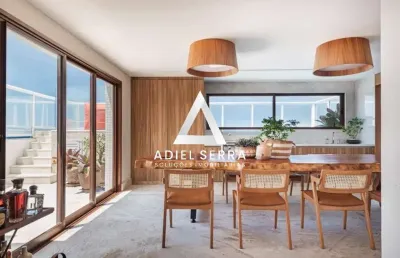 Cobertura duplex - armação - 3 suítes + home - piscina e área gourmet - 350m² - fino acabamento - bancadas - vista mar - reformado - 3 vagas