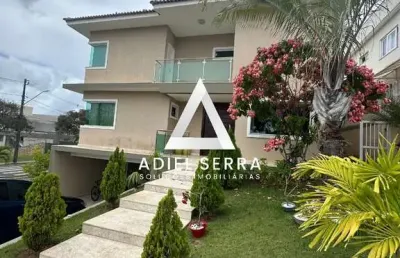 Alphaville litoral norte 2 - 500m² total - 4 suítes - master c/ closet e hidro - home - despensa - piscina - área gourmet - energia solar - 4 vagas
