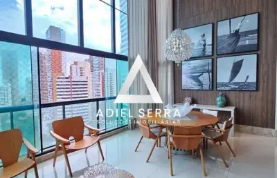 Horto florestal - 280m² - andar alto - decorado - 4 suítes - closets - hidro - varanda - dependência completa - 4 vagas - depósito