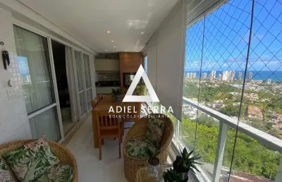 Greenville - platno - 110m² - nascente - andar alto - vista mar - 3 quartos sendo 1 suíte - home office - varanda gourmet - armários - 2 vagas