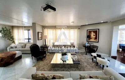 Horto florestal - 321m² - andar alto - 4 suítes - 5 banheiros - lavabo - sala intima - dependência completa - varanda gourmet - adega - 4 vagas