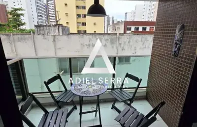 Pituba - 43m² - nascente total - quarto e sala - 2 banheiros - varanda - área de serviço - cozinha - 1 vaga coberta - condomínio c/ infraestrutura