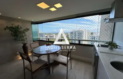 Alphaville salvador - 107m² - nascente - ventilado - andar alto - vista mar - 3 quartos sendo 2 suítes - varanda gourmet - varanda - 2 vagas
