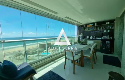 Armação - 112m² - andar alto - nascente - frente mar - 3 quartos sendo 1 suíte - varanda gourmet - móveis planejados - climatizado - 3 vagas