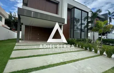 Alphaville litoral norte 1 - 480m² total - conceito aberto - 4 suítes - closet - 2 pavimentos - despensa - lavabo - espaço gourmet - piscina - 4 vagas