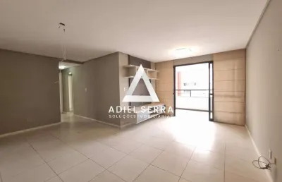 Pituba - 95m² - nascente total - andar intermediário - 3 quartos sendo 1 suíte - varanda - 3 banheiros - armários - 2 vagas