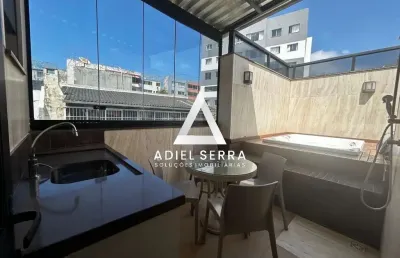 Armação - cobertura - duplex - 116m² - 2 quartos - 2 banheiros - 2 vagas