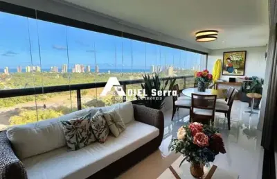 Greenville - lumno - 225m² - vista mar - andar intermediário - 4 suítes - home office - lavabo - 3 vagas - depósito
