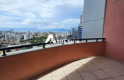 Caminho das árvores - 102m² - quarto e sala - nascente - vista panorâmica - andar altíssimo - varanda - armários - lavabo - 2 vagas