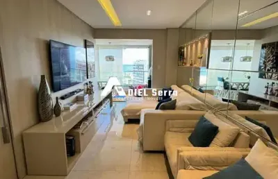 Pituaçu - 75m² - andar alto - norte/sul - decorado - 2 quartos - 1 suíte - varanda gourmet - armários - 2 vagas