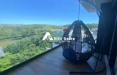 Alphaville 2 salvador - 525m² total - 4 suítes - master c/ banheira - closet - varanda gourmet - piscina - academia - brinquedoteca - 4 vagas