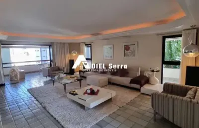 Ondina - 325m² - nascente - vista mar - andar alto - 4 suítes - 1 master - 2 varandas - dependência completa - 4 vagas