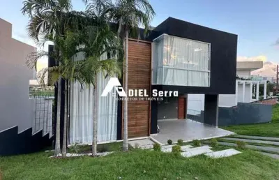 Alphaville litoral norte 2 - 512m² total - 5 quartos - 4 suítes - despensa - varanda - closets - piscina privativa - espaço gourmet - 2 vagas cobertas