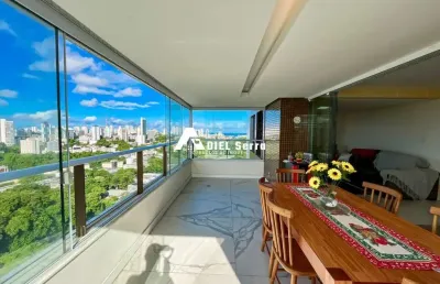 Federação - 153m² - nascente - vista livre - andar alto - ventilação cruzada - 3 suítes - master c/ closet - lavabo - dependência - 3 vagas