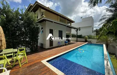 Alphaville ln 1 - 4 suítes - suíte master c/ varanda, closet e banheira c/ hidro) - climatizado - piscina - energia solar - 4 vagas