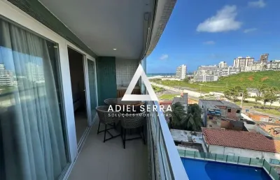 Jardim armação | evolution | 77m² | 2 suítes | vista mar | mobiliado | total infraestrutura de lazer
