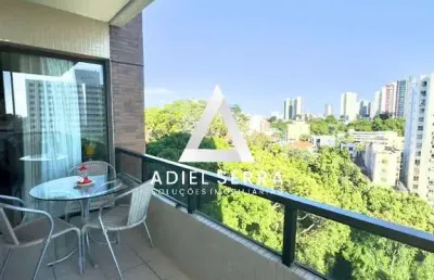 Acupe de brotas | vista mar lateral | 180m² | 3 suítes | 2 vagas | gabinete | total infraestrutura