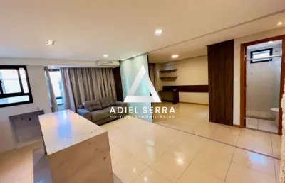 Armação | 1/4 | 40m² | mobiliado | 1 vaga coberta | sauna | spa | total infraestrutura de lazer