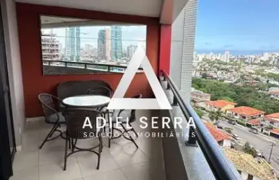 Boulevard side | caminho das árvores | 1/4 | 50m² | mobiliado | varanda | condomínio c/ serviços | total infraestrutura de lazer