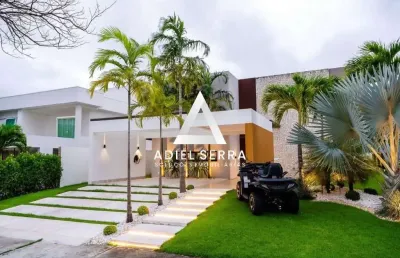 Alphaville litoral norte 1 | 4 suítes | 460m² | casa de esquina | porteira fechada | infraestrutura completa