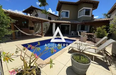 Centro de lauro de freitas | casa 5/4 | 259m² | piscina privativa | energia solar | reservatório de água | total infraestrutura de lazer