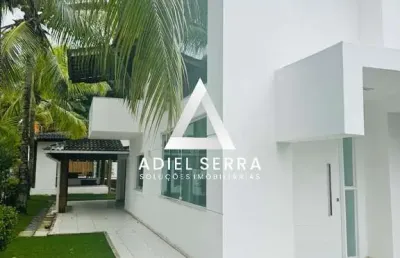 Beira rio | lauro de freitas | 4 suítes | piscina | hidro | espaço gourmet | dependência completa | 4 vagas | infraestrutura completa