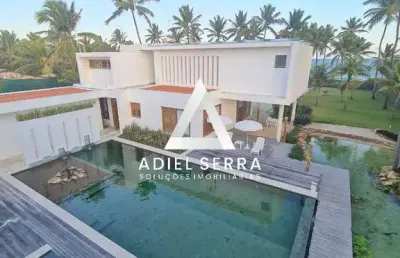 Busca vida | mansão 6 suítes | 1.555m² | terreno 8.000m² | frente mar | piscina | energia solar | lago | total infraestrutura de lazer