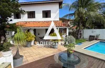 Vilas do atlântico | casa 5/4 | 370m² | piscina | gourmet | sauna | academia | total infraestrutura de lazer