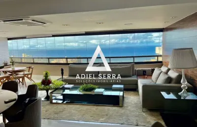 Pituba | cobertura duplex | 364m² | 4 suítes + gabinete | porteira fechada | 5 vagas | total infraestrutura de lazer