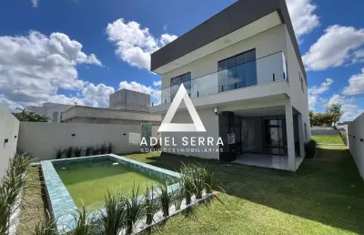 Terras alphaville | casa duplex | 219m² | 4/4 (3 suítes) | moderna com piscina | total infraestrutura de lazer