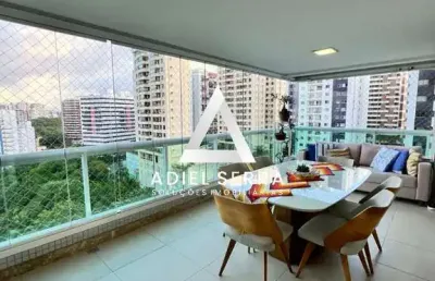 Alto do itaigara ? diamond  | 3 suítes + gabinete | 155m² | varanda gourmet | andar alto | 2 vagas | lazer completo