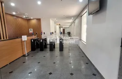 Sala comercial com ar-condicionado e vista panorâmica no condomínio tech tower – centro de são josé dos campos/sp – estrutura corporativa ideal para escritórios e consultórios.