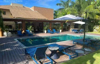 Casa, 700 m² - venda por r$ 12.500.000,00 ou aluguel por r$ 380.000,00/mês - praia taperapuan - porto seguro/ba