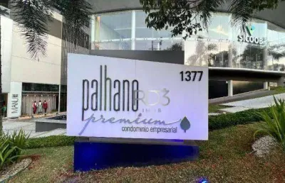 Sala para alugar, 34 m² por r$ 4.100,00/mês - gleba fazenda palhano - londrina/pr