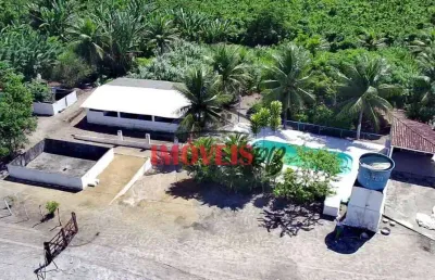 Granja com área total de 10 hectares e, alhandra com rio perene