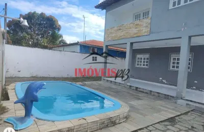 Casa em jacumã com 5 quartos, estilo pousada na praia de jacumã