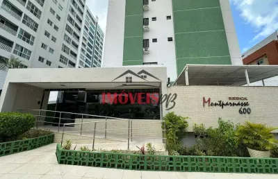 Lindo apartamento em cabo branco com vista mar, a 400 metros da orla