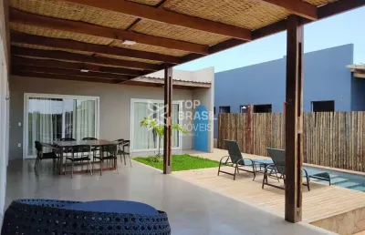 Casa em condomínio beira-mar -  são miguel do gostoso