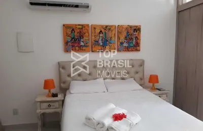 Apartamento mobiliado na pipa - aconchegante quarto e sala
